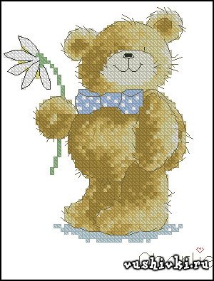 Мишка Just Charlie (Heritage Stitchcraft)