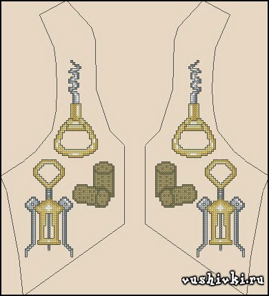 Жилетка на бутылку - штопор для вина
