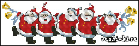 Cheery Santas